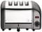 4 SLOT TOASTER METALLIC CHARCOAL FOR DUALIT VARIO MODEL 40348 FOUR SLICE