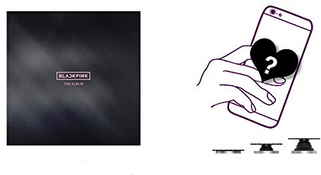 Blackpink 1st Full Album The Album (Version 3) (Incl Mobile Grip Holder, Transparent Photocard Set)