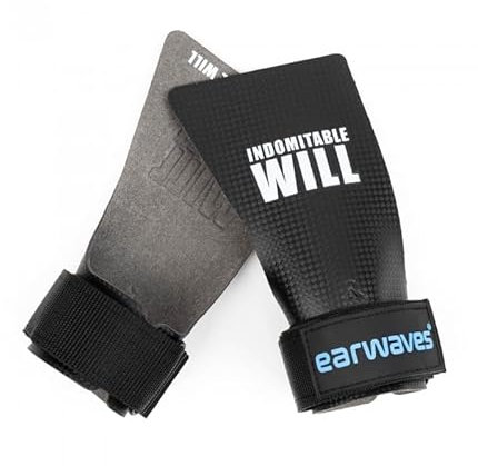 Earwaves ® Spino™ Grips I Carbon Maniques pour Cross-Training I Callisthénie et Gymnastique. Protection pour Les Mains sans Trous