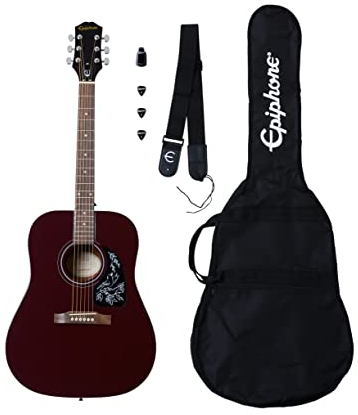 Epiphone Starling Acoustic Player Pack Wine Red - Westerngitarre