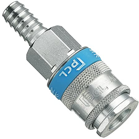 PCL Raccord à air comprimé - Raccord rapide avec embout de tuyau de Ø 10 mm - Embout en acier trempé