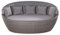 LC Garden »Komido« Sonneninsel Omega braun 210x145x86cm Gartenmuschel verstellbar aus handgeflochtenem Polyrattan inkl. Sitzkissen