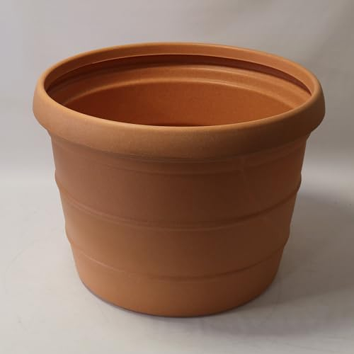 Trifibre | Classic Roto Moulded 86cm Heavy Duty Outdoor Planter (Terracotta) | Large Plant Pot 275L | Frost Proof & UV Resistant | Lightweight Outdoor Planter for Gardens, and Patios