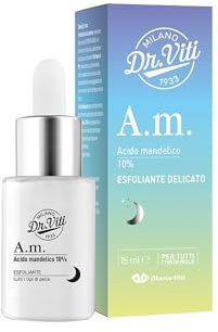Marco Viti Acido Mandelico 10% Booster Esfoliante per una Pelle Luminosa, 15ml
