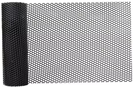 Plastic Fencing Poultry Breeding Netting Chicken Net and Garden Netting Balcony Protection Net,for Poultry Farming, Fence Protection 50cm black chicken wire, balcony net, black wire mesh,