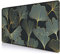 Golden Ginkgo Leaves Large Mouse Pad, XXL Aesthetic Art Big Mousepad, Giant Long Non-Slip Rubber Base Gaming Mouse Pads for Full Desk
