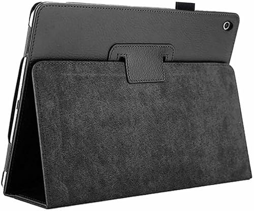 Flip Folio Case For iPad 9th Generation 2021,8th Gen 2020,7th Gen 2019 (10.2-inch iPad 9th/8th/7th) PU-Leather Stand Cover with Pencil Holder For iPad10.2” Magnetic Closure Auto Wake/Sleep (Black)