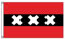 Stormflag Amsterdam Flagge 90x150cm Amsterdam Fahne 3x5ft Polyester 90g mit flaggen Top Qualität