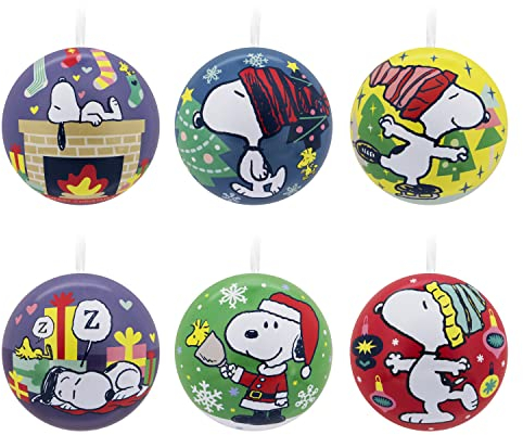 Hallmark Erdnüsse Blechkugel Weihnachtsschmuck 12er Set