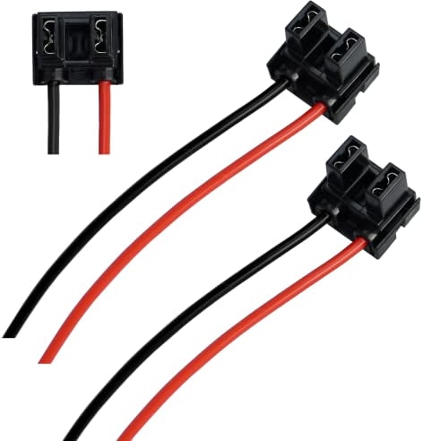 L & P Car Design Lot de 2 Prise Phare H7 Ampoule Voiture Prise de Phare H7 Prise Phare Voiture Douille Ampoule Connecteur H7 Adaptateur femelle pour Ampoule H7 Px26d incliné coudée L&P B557-2-2