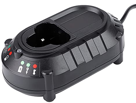 Ersatzladegerät für Makita, 10,8 V 12 V Lithium Akku Ladegerät für Makita mit LED Anzeige DC10WA DF030D (Europäische Vorschriften)