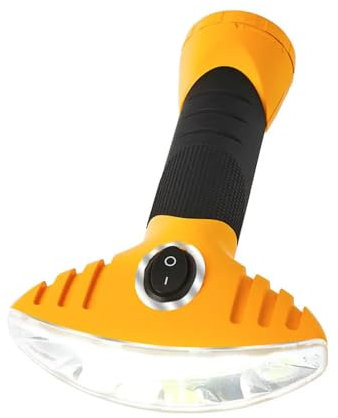 Easylife Flashlight with Wide Beam, 180° Panoramic LED Torch, Pocket Torch with Magnetic Base, Small Torch L15.5xW10xH3cm - Fully Guaranteed