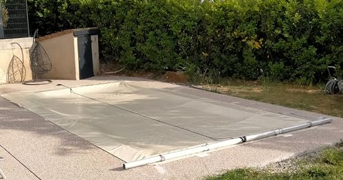 Enrouleur TE7 Grand Modèle | pour Enrouler Les bâches Couverture de Piscine | Unité - POOLCO