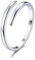 Chriscoco Ringe Frauen Silber 925 Silber/Gold Ring Damen Daumenring Verlobungsring Eheringe Jubiläum Promise Ringe Silber Ringe 925 Damen Ring Schmuck Größe 57 (18.1)