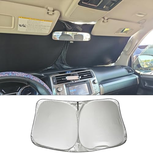 MEDZUK Sonnenschutz Kompatibel mit Dacia Lodgy 2012-2022 Auto Sonnenschutz Frontscheibe Windschutzscheibe Abdeckung, Frontscheibenabdeckung Faltbar Sonnenblende Zubehör Anti UV