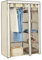 Kedia Armoire de Rangement en Tissu, Penderie Portable, Placard, Garde-Robe, Armoire Chambre pour Chambre D'adulte avec Housse (110 * 45 * 175cm Beige)