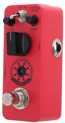 True Bypass Gitarrenpedalkompressor, Warmer, Klassischer Sound, Mehrere Funktionen mit Umfassenden Pedalen
