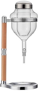 Huadafun Dispensador de Vaso de Whisky Servidor de Sake Helado Tipo de Goteo Enfriador Sobrio Jarra de Sake Decantador Jarra Resistente refrigerada para Fiestas y Uso doméstico,Plata