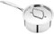 Vinod Steel Titanium Triply Stainless Steel Sauce Pan with Lid, 18 cm Dia, 2.2 Ltr Cap, Induction Friendly, Durable & Even Heat Distribution, Ideal for Cooking Sauces & Gravies, Pack of 1