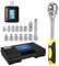 ENT-30 Digital Torque Meter Set Wrench Torque Tester 1/2'' Drive Torque Gauge with Sound Light Alarm Function High Accuracy 4 Torque Units Backlit Display, with Ratchet Wrench - Perfect for