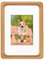 TEYCLZORE Kleine Bilderrahmen aus Holz, 5 x 3,5 Zoll Fotorahmen, Mini Bilderrahmen für den Tisch mit Matte, Foto-Bilderrahmen aus Natürlichem Buchenholz, Mini Instant Bilderrahmen Klein Picture Frame