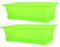 Milisten Petit Pot en Plastique pour 2 Pots Dorchidées Robustes Trous De Drainage Décoration De Jardin