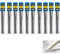 Hawfund Mines de crayon 0,5 mm HB - Lot de 450 mines incassables avec 2 gommes, écriture fluide et précise pour porte-mines, idéal pour bureau, école et maison