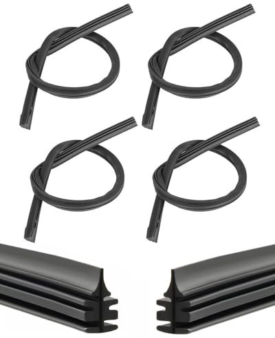 KEMUZ 4Pcs Scheibenwischergummi, Wischergummi Scheibenwischer, Ersatz Wischergummi, Glasschäden Vermeiden, Passend für Die Meisten Autos, Scheibenwischer Gummi Ersatz 700mm