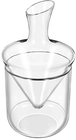 Quystetes Set decanter per vino con secchiello per il ghiaccio, , in soffiato a mano, perfetto per casa, bar e feste