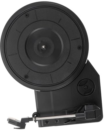 JOINPAYA Large Gramophone Movement Turntable with Built-in Phonograph Speakers Retro Vinyl Record Player for Home Decor and Music Lovers Quiet Operation and Pure Sound Quality