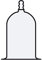 Massageglas mit Olive 6,0 cm