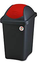 Stefanplast Basculine Multipat, Polypropylène, Noir/Rouge, 30 l
