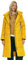 Orolay Women's Long Puffer Coat Thickened Winter Down Jacket with Hood Warm Quilted Outdoor Coat for Hiking, Travel Spectra Yellow L
