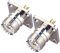 TUOLNK 2er Pack SO239 UHF Buchse 4 Loch Chassismontage Anschluss Flanschplatte UHF RF Koax Adapter UHF Buchsenstecker PL259 Lötkelch Koaxialstecker UHF Adapter