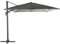 Hespéride - Parasol déporté rectangulaire inclinable Éléa Ardoise