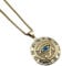 DESHOME Auge des Horus Anhänger Herren ägyptisch Schmuck Gold Amulett Schutz Edelstahl Eye of Horus Kette ägyptische Halskette Geschenk für Männer mit Box, Gold(schwarze symbol)