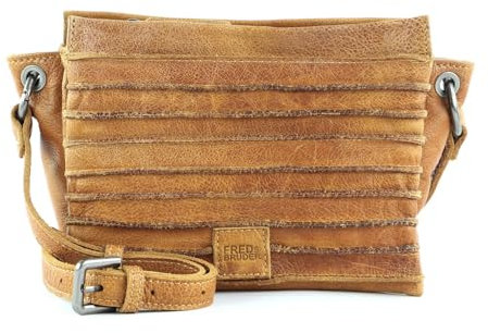 FREDsBRUDER Riffel Sky Umhängetasche Leder 20 cm