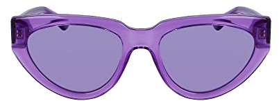 KARL LAGERFELD Women's Sunglasses KL6100S - Lilac with Solid Violet Lens