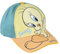 Cap für Kinder Tweety - Rot und Pastell Rosa - Geeignet von 2 bis 8 Jahren - Aus Baumwolle und Polyester - Kinder Cap mit Verstellbarem Klettverschluss - Original Produkt in Spanien Designed