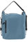 Mandarina Duck Hunter P10VCT10, Borsa A Spalla Donna, Smoke Blue, 33.5x36x15 (L x H x W)