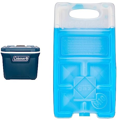 Coleman Xtreme Kühlbox große Eisbox mit 47 Liter Fassungsvermögen & Campingaz Kühlakku Freeze Pack M10, Kühlpacks für Kühltaschen und Kühlboxen, Wiederverwendbare Kühlpads, 18 x 9, 5 x 3 cm, Blau