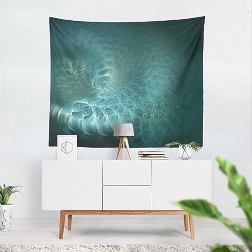 CEVAN Hanshi Wandteppich Wanddekoration Dachschräge Wassermuster Wandteppich Für Schlafzimmer Studio Roof Wanddekoration Wanddekoration Bedruckter Stoff 350X250 cm