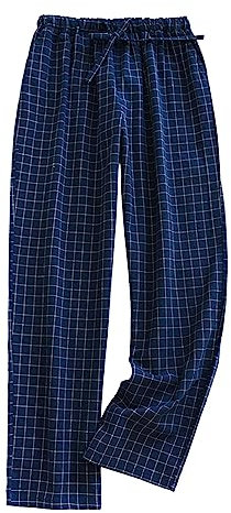 Bas de Pyjama à Carreaux Femmes Ample Confortable Respirant Pantalon Longue Grande Taille Extensible de Maison Décontracté Pijamas