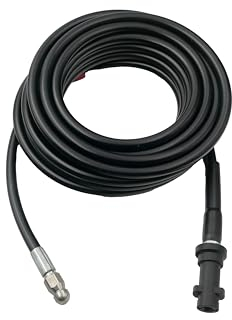 20 Meter Rohrreinigungsschlauch kompatibel mit Kärcher K Serie Hobby K2 K3 K4 K5 K7 | bis 200 Bar 2900PSI 60°C | für Abläufe Abflüsse Regenrinnen