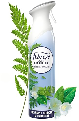 Febreze Lufterfrischer Spray Frühlingserwachen 6x185 ml, 2-in-1 Geruchsbekämpfung Und Frische