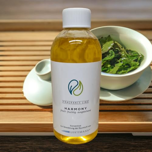 LUFTMAXX Duftstoff HARMONY Konzentrat 500ml AKTION 3 Produkte kaufen -1x Duft gratis ! MADE IN GERMANY Green Tea - für Luftreiniger -/ erfrischer, Kugel, Diffusor, Bowl,Lampe, Ball, Raumspray