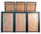 TitanCrafts Mülltonnenbox 3 Tonnen - Deluxe - Mülltonnenverkleidung aus Stahl und Holz mit Gasdruckfeder - Aufbewahrungsbox für 3 Müllboxen - 80x206x113cm (LxBxH) - Anthrazit