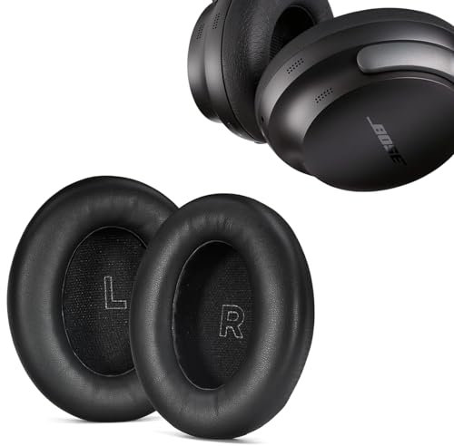 KZIOACSH Replacement Earpads for Bose QuietComfort(QC) Ultra Wireless Headphones,Soft Protein Leather Ear Pads Cushions Over-ear Noise Isolation Headphones Memory Foam for Bose QuietComfort(QC) Ultra