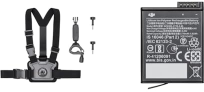 DJI Osmo Action Bike-Zubehörset & Action Extreme Akku, kompatibel Action 3, Action 4