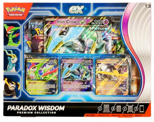 Pokemon TCG: Paradox Wisdom Premium Collection, Age: 6+ Years